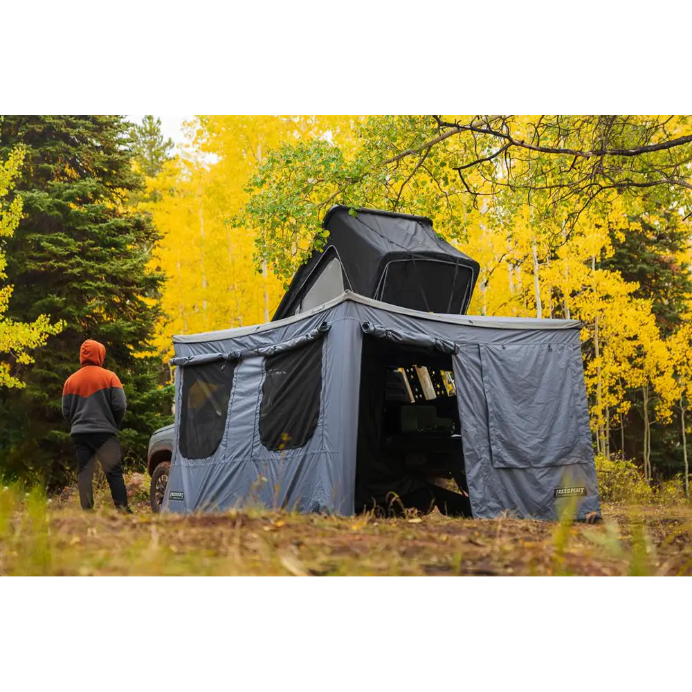 Awning Enclosure - With PVC Floor/ Support Poles/ Stakes And 600D Duffle Bag - FRE400-RSQUICKSET270ANNEXROOMKIT